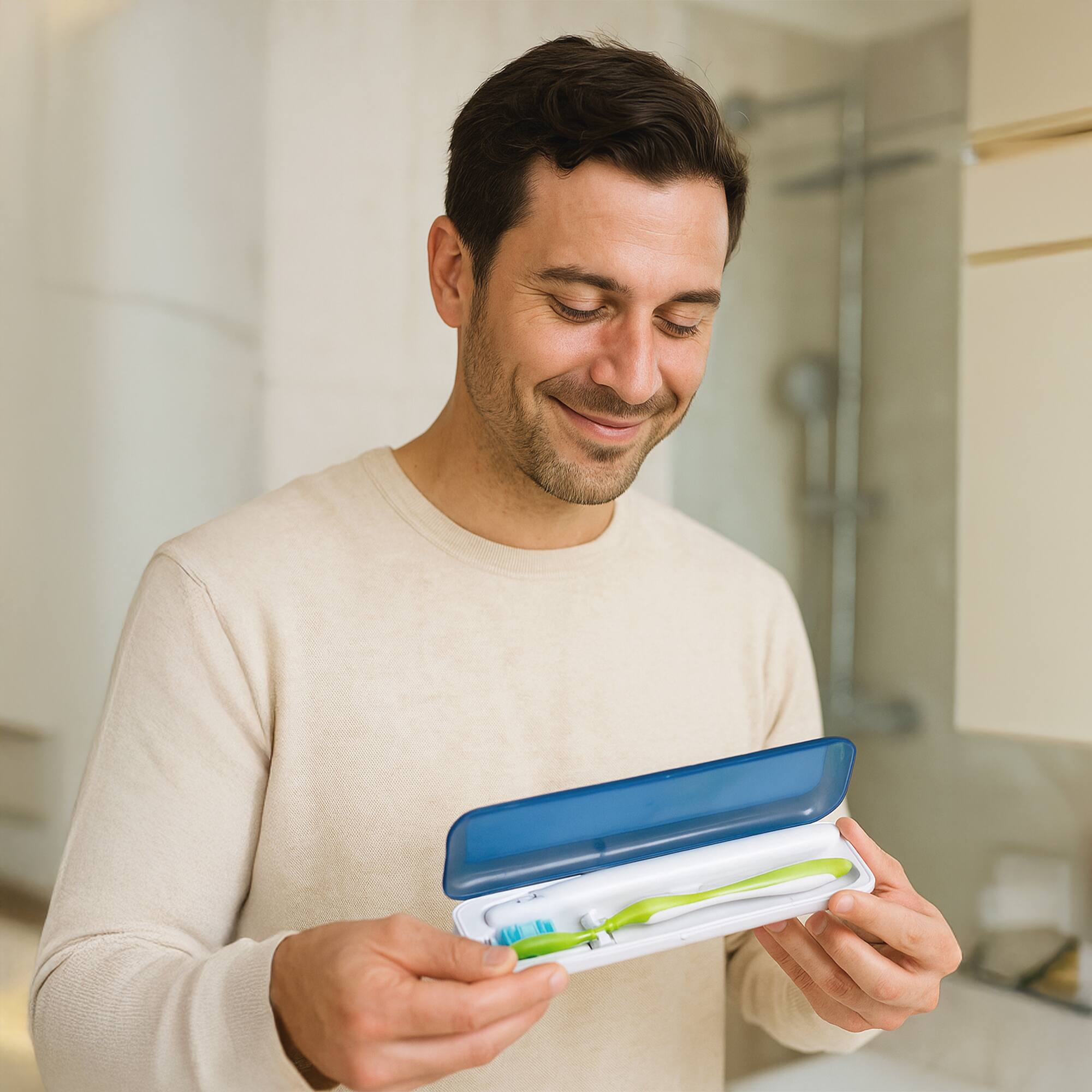 Left. Pursonic - Pursonic 3-Pack Portable UV Toothbrush Sanitizer Bundle – Compact Protection for a Cleaner Smile - Multicolor.