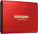 Angle. Samsung - T5 500GB External USB Type C Portable Solid State Drive - Metallic Red.