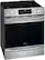 Angle. Frigidaire - Gallery 5.4 Cu. Ft. Freestanding Electric Air Fry Range with Self and Steam Clean - Smudge-Proof® Stainless Steel.