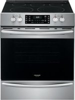 Frigidaire - Gallery 5.4 Cu. Ft. Freestanding Electric Air Fry Range with Self and Steam Clean - Stainless steel - Front_Zoom