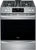 Frigidaire - Gallery 5.6 Cu. Ft. Freestanding Gas Convection Range with Self-Cleaning and Air Fry - Stainless steel