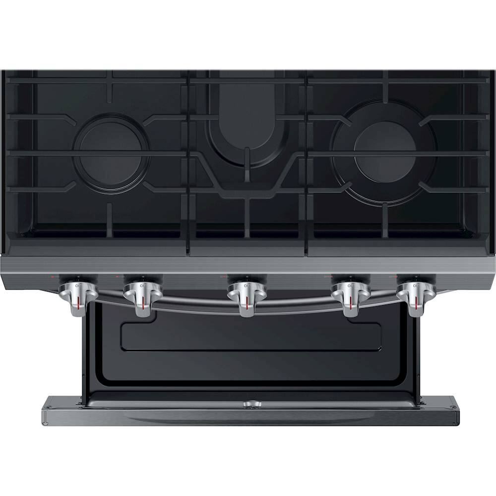 Alt View 17. Samsung - 5.8 Cu. Ft. Self-Cleaning Freestanding Gas Convection Range.