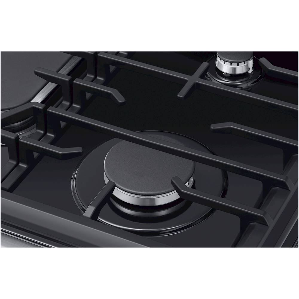 Alt View 20. Samsung - 5.8 Cu. Ft. Self-Cleaning Freestanding Gas Convection Range.