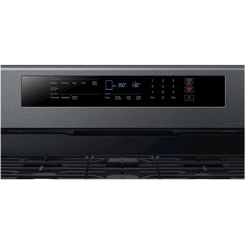 Alt View 2. Samsung - 5.8 Cu. Ft. Self-Cleaning Freestanding Gas Convection Range.