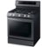 Left Zoom. Samsung - 5.8 Cu. Ft. Self-Cleaning Freestanding Gas Convection Range - Black stainless steel.