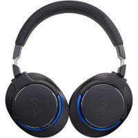 Audio-Technica - ATH MSR7b Wired Over-the-Ear Headphones - Black - Front_Zoom