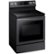 Angle Zoom. Samsung - 5.9 Cu. Ft. Self-Cleaning Freestanding Electric Convection Range - Black Stainless Steel.