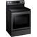 Angle. Samsung - 5.9 Cu. Ft. Self-Cleaning Freestanding Electric Convection Range - Black Stainless Steel.