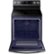 Alt View Zoom 11. Samsung - 5.9 Cu. Ft. Self-Cleaning Freestanding Electric Convection Range - Black stainless steel.