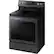 Left. Samsung - 5.9 Cu. Ft. Self-Cleaning Freestanding Electric Convection Range - Black Stainless Steel.