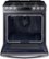 Alt View Zoom 11. Samsung - 5.8 Cu. Ft. Self-Cleaning Slide-In Gas Convection Range - Black stainless steel.
