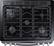 Alt View 12. Samsung - 5.8 Cu. Ft. Self-Cleaning Slide-In Gas Convection Range - Black stainless steel.