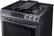 Alt View 14. Samsung - 5.8 Cu. Ft. Self-Cleaning Slide-In Gas Convection Range - Black stainless steel.