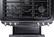 Alt View 15. Samsung - 5.8 Cu. Ft. Self-Cleaning Slide-In Gas Convection Range - Black stainless steel.