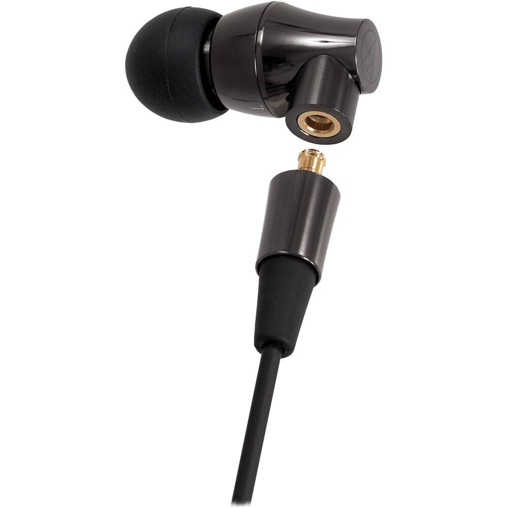 Alt View 11. Audio-Technica - ATH CK2000TI Wired In-Ear Headphones - Black.