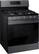 Angle. Samsung - 5.8 Cu. Ft. Self-Cleaning Freestanding Gas Range - Black Stainless Steel.