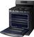 Alt View 14. Samsung - 5.8 Cu. Ft. Self-Cleaning Freestanding Gas Range - Black Stainless Steel.