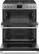 Alt View 14. Café - Modern Glass 6.7 Cu. Ft. Slide-In Double Oven Gas Convection Range.