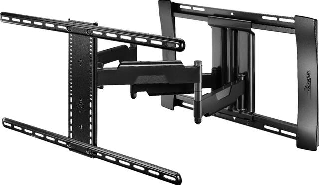 Front. Rocketfish™ - Full-Motion TV Wall Mount for Most 40" - 75" TVs - Black.
