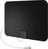 Left. Insignia™ - Ultra-Thin Indoor Plate HDTV Antenna - Black/White.