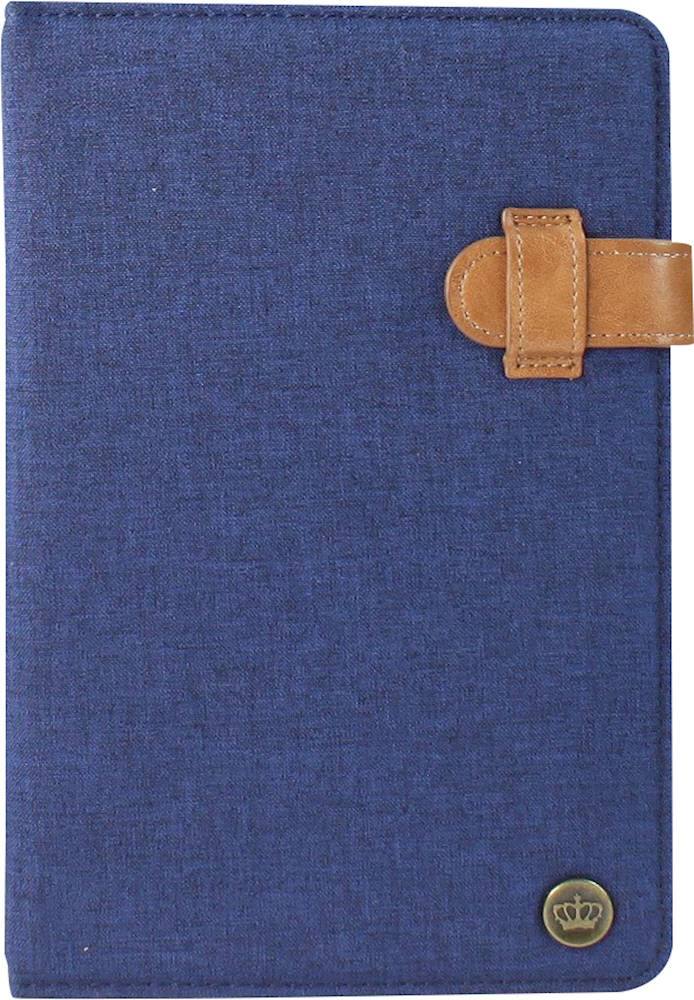 Front. PKG - Folio Case for Most 8" Tablets - Blue.