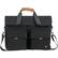 Front. PKG - Shoulder Bag for 16" Laptop - Black.