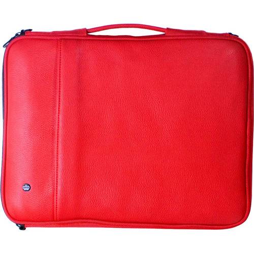 PKG - Sleeve for 10" Laptop - Faux Cow Red