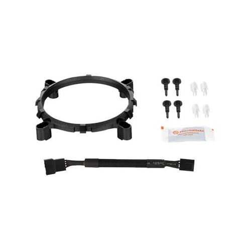 Alt View 18. Thermaltake - Contac Silent 12 120mm CPU Cooling Fan - Black/White.