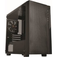 Thermaltake - Versa Micro ATX Mini-Tower Case - Black - Front_Zoom