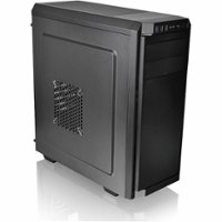 Thermaltake - V Series ATX Mid-Tower Case - Black - Front_Zoom
