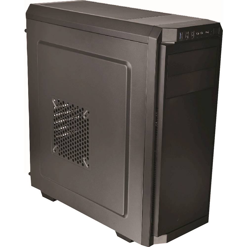Alt View 12. Thermaltake - V100 Perforated Computer Case - Black.