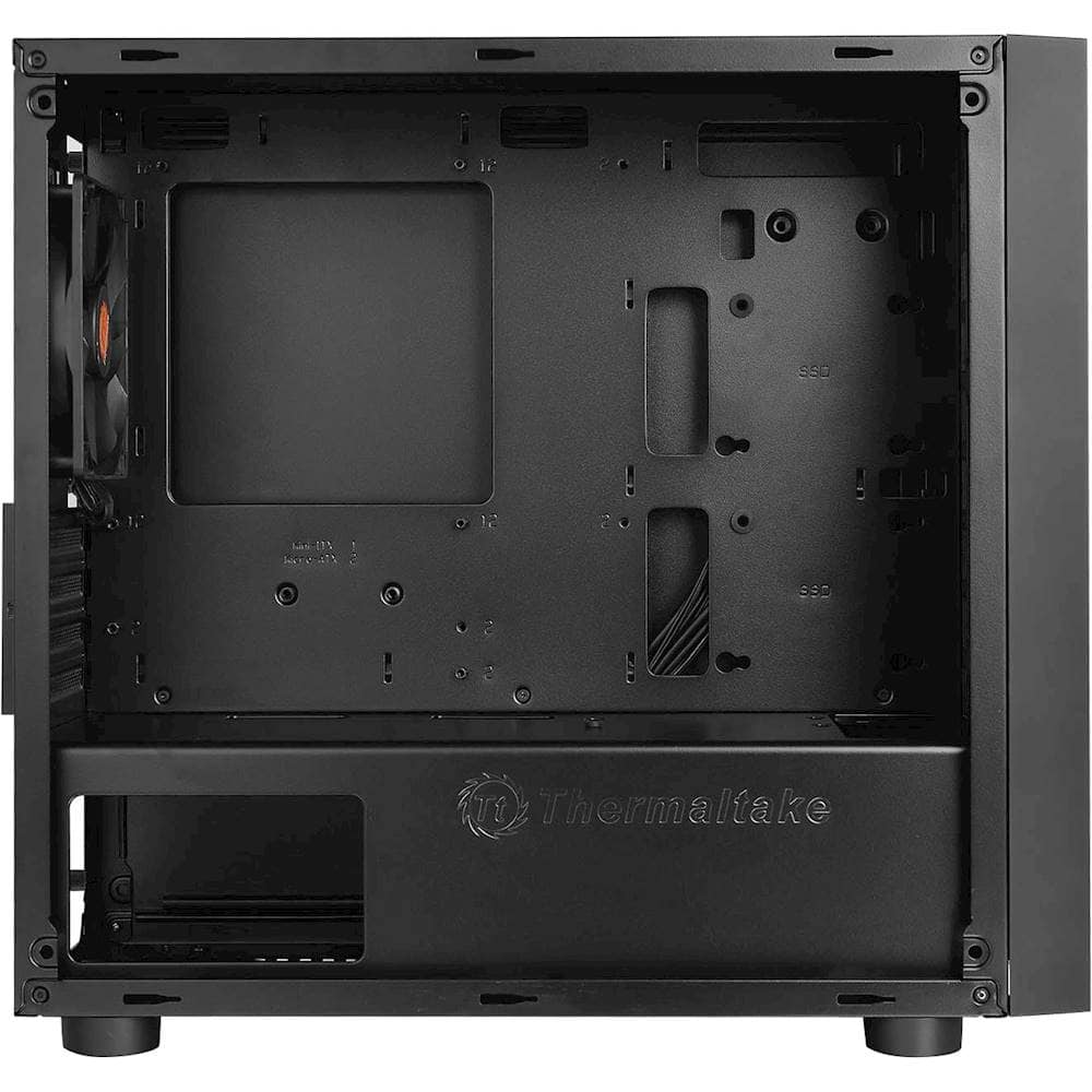 Alt View 17. Thermaltake - Versa H17 Micro ATX Mini Tower Case - Black.