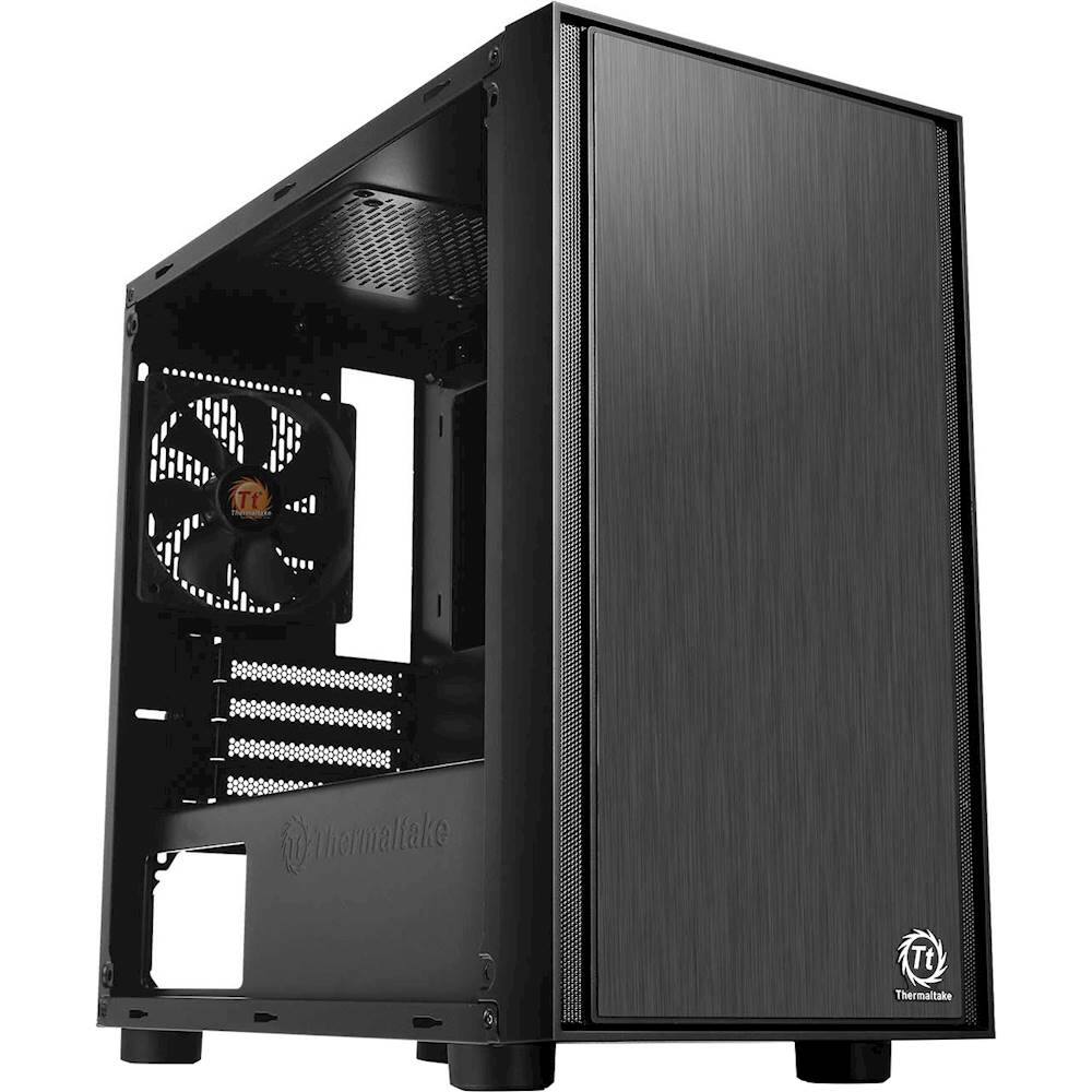 Alt View 20. Thermaltake - Versa H17 Micro ATX Mini Tower Case - Black.