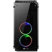 Thermaltake - View eATX Full-Tower Case - Black - Front_Standard