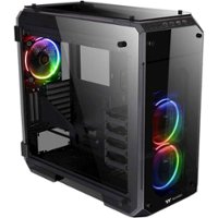 Thermaltake - View 71 RGB eATX Full Tower Case - Black - Front_Zoom