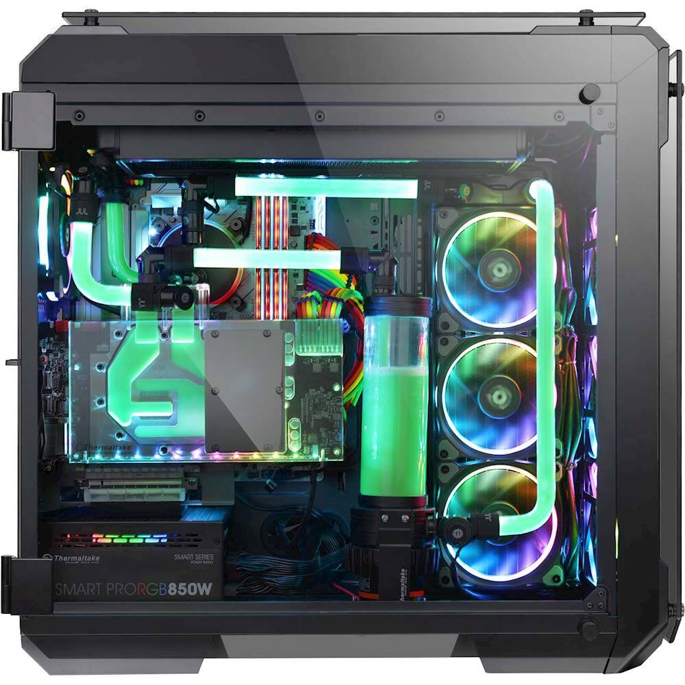 Alt View 18. Thermaltake - View 71 RGB eATX Full Tower Case - Black.