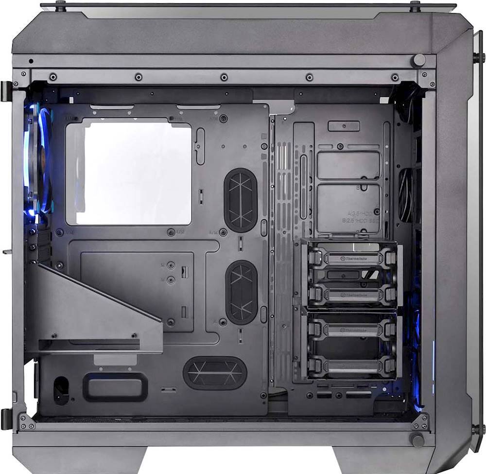 Alt View 11. Thermaltake - View 71 eATX Full Tower Case - Black.