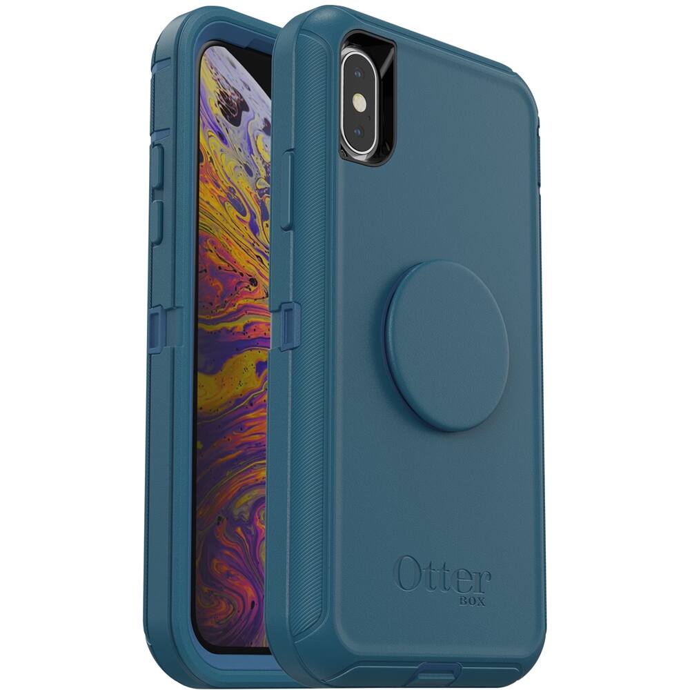 Alt View 11. OtterBox - Otter + Pop Defender Series Case for Apple® iPhone® X and XS - Winter Shade.