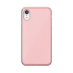 Angle Zoom. Moshi - iGlaze Slim Hardshell Case for Apple® iPhone® XR - Glossy Taupe Pink.