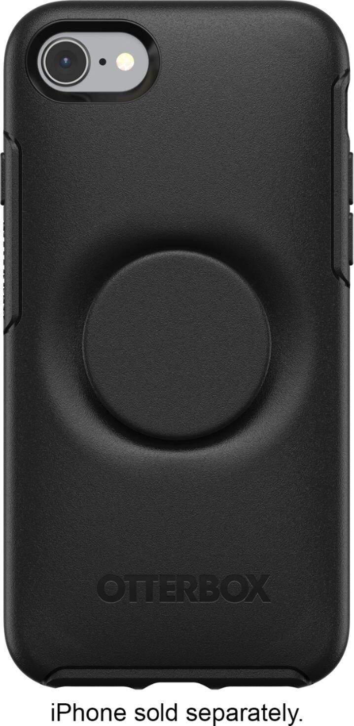 Alt View 1. OtterBox - Otter + Pop Symmetry Series Hard Shell Case for Apple iPhone 7, 8 and SE (2nd generation) - Black.