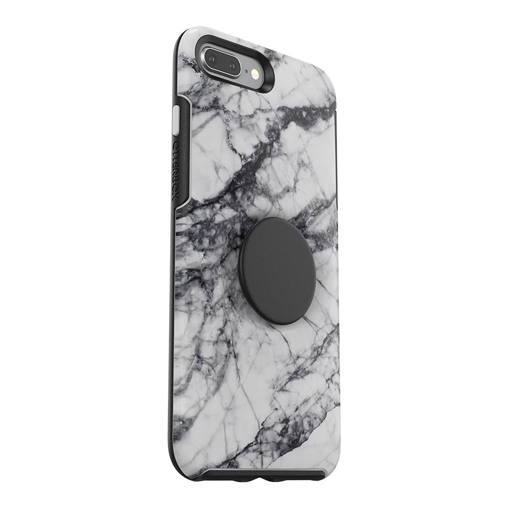 Best Buy: OtterBox Otter + Pop Symmetry Series Case for Apple® iPhone® 7  Plus and 8 Plus White Marble 77-61711