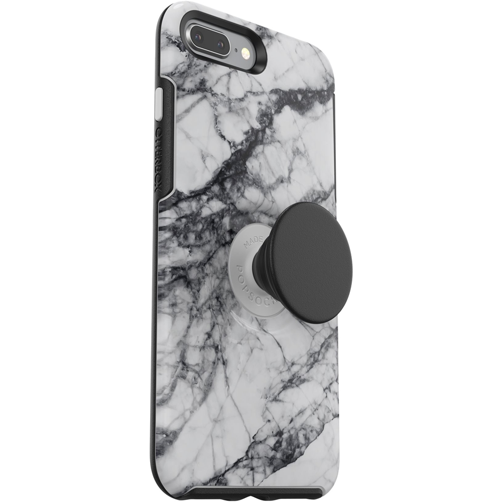 Best Buy: OtterBox Otter + Case Series and Symmetry 7 Plus White Marble Apple® 8 Pop 77-61711 Plus iPhone® for
