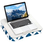 Front. LapGear - Designer Lap Desk for 15.6" Laptop - Navy Ikat.