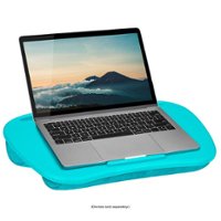 LapGear - MyDesk Lap Desk for 15.6" Laptop - Turquoise - Front_Zoom