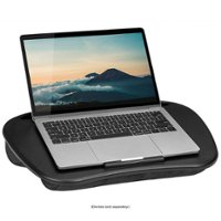 LapGear - MyDesk Lap Desk for 15.6" Laptop - Black - Front_Zoom