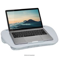 LapGear - MyDesk Lap Desk for 15.6" Laptop - Cool Gray - Front_Zoom