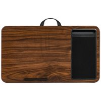 LapGear - Home Office Lap Desk for 15.6" Laptop - Espresso Woodgrain - Front_Zoom
