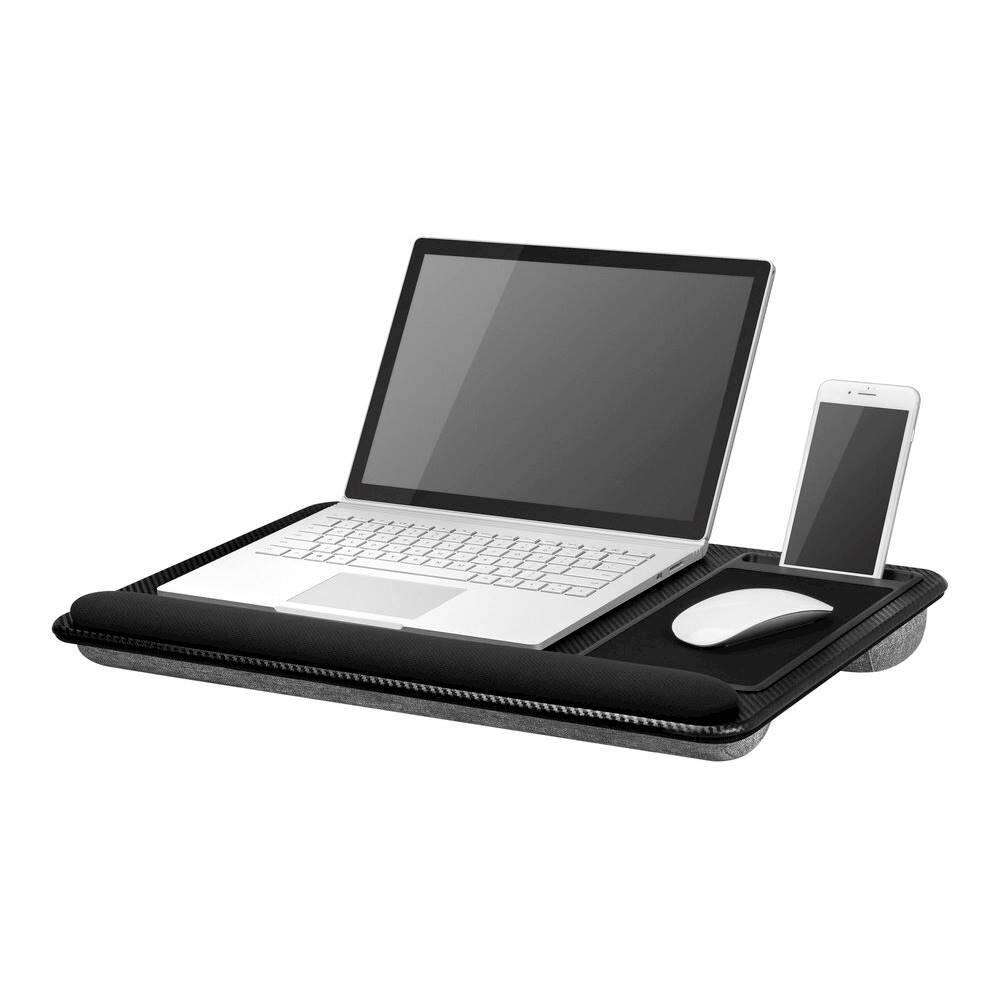 Alt View 13. LapGear - Home Office Pro Lap Desk - Black Carbon.