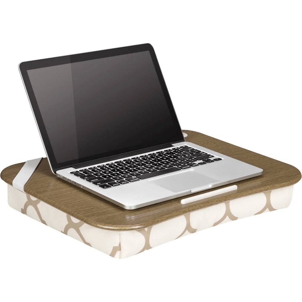 Alt View 12. LapGear - Designer Lap Desk - Beige Quaterfoil.