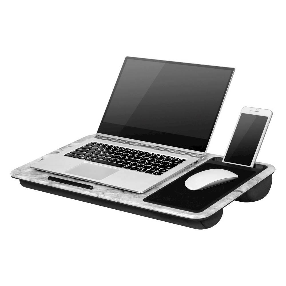 Alt View 13. LapGear - Home Office Lap Desk for 15.6" Laptop - White Marble.